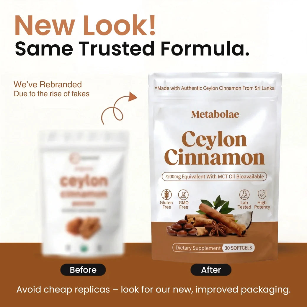 Metabolae Ceylon Cinnamon: 7200mg + MCT Oil