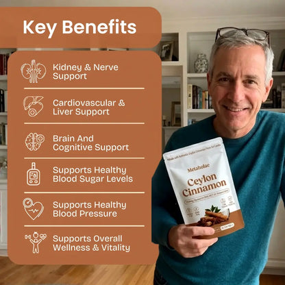 Metabolae Ceylon Cinnamon: 7200mg + MCT Oil