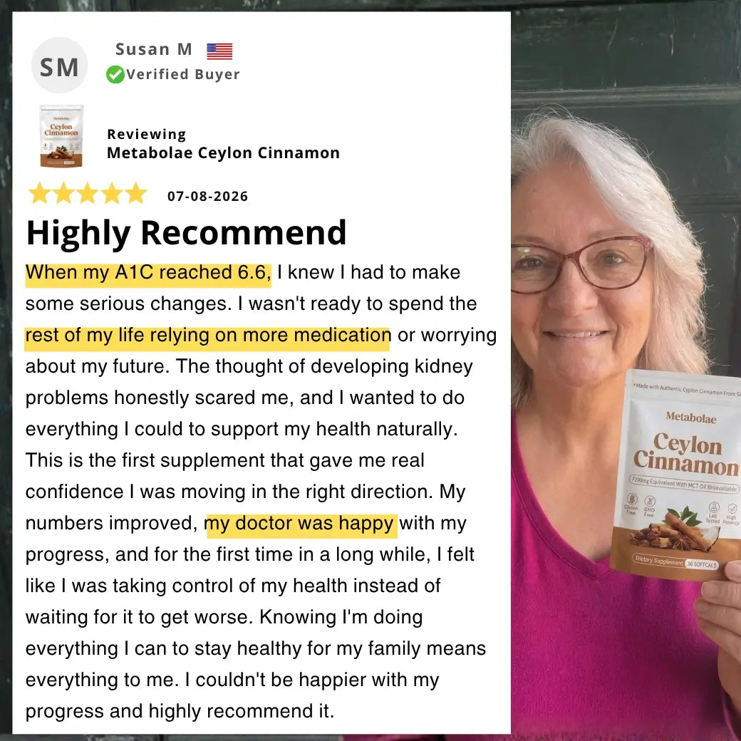 Metabolae Ceylon Cinnamon: 7200mg + MCT Oil